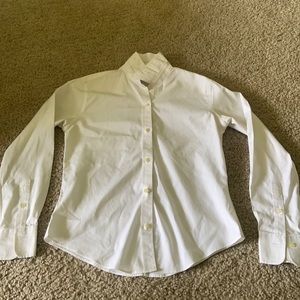 White long sleeve button down Brooks Brothers shirt